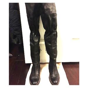Jimmy Choo Calf Leather Over-the-Knee Boots